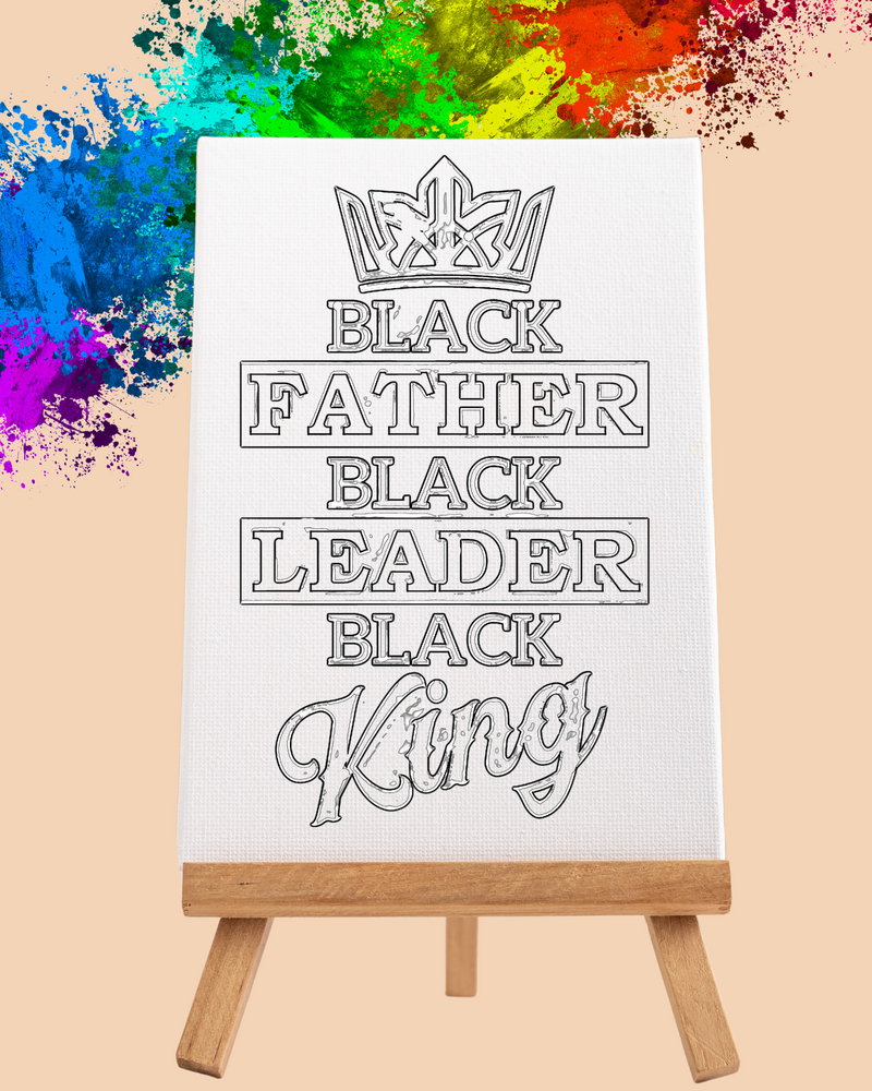 Paint Party Kit - Black Father Black Leader