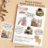 Black Woman Book Lover Sticker Pack