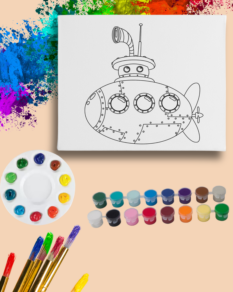 Paint Party Kit - Submarine