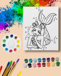 Paint Party Kit - Mermaid Paint