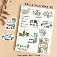 Plant Lover Sticker Pack