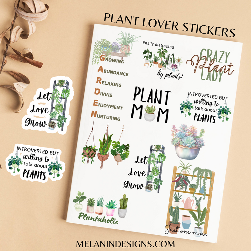 Plant Lover Sticker Pack