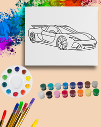 Paint Party Kit - Sports Car