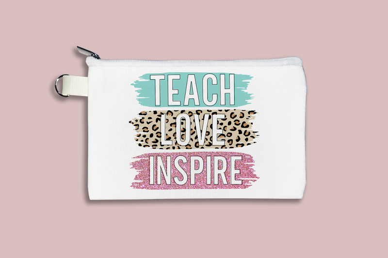 Teach Love Inspire Cosmetic Bag