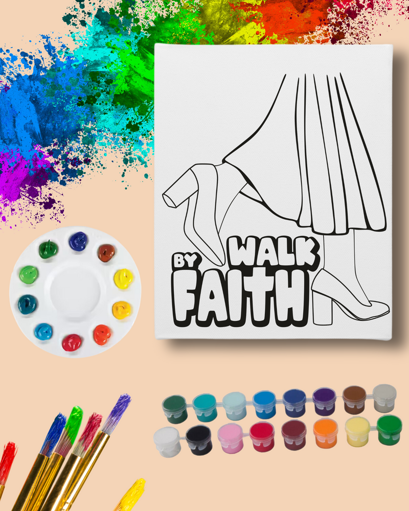 Paint Party Kit - Walk by Faith