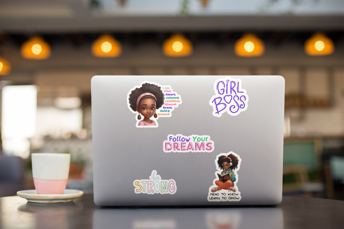 Black Girl Affirmation Sticker Pack