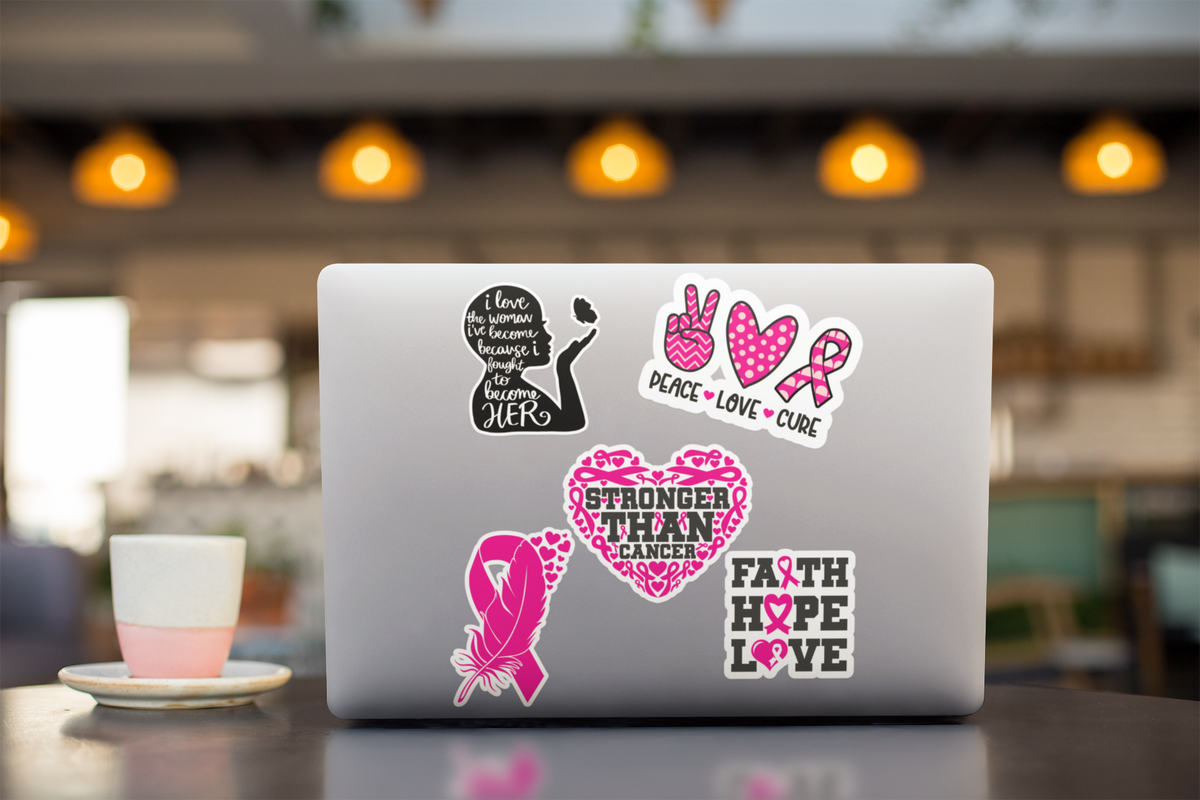 Breast Cancer Sticker Pack