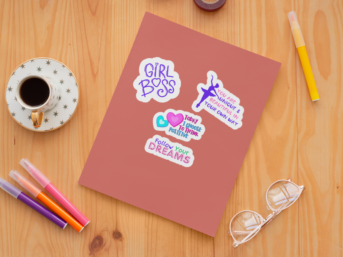 Girl's Affirmation Sticker Pack