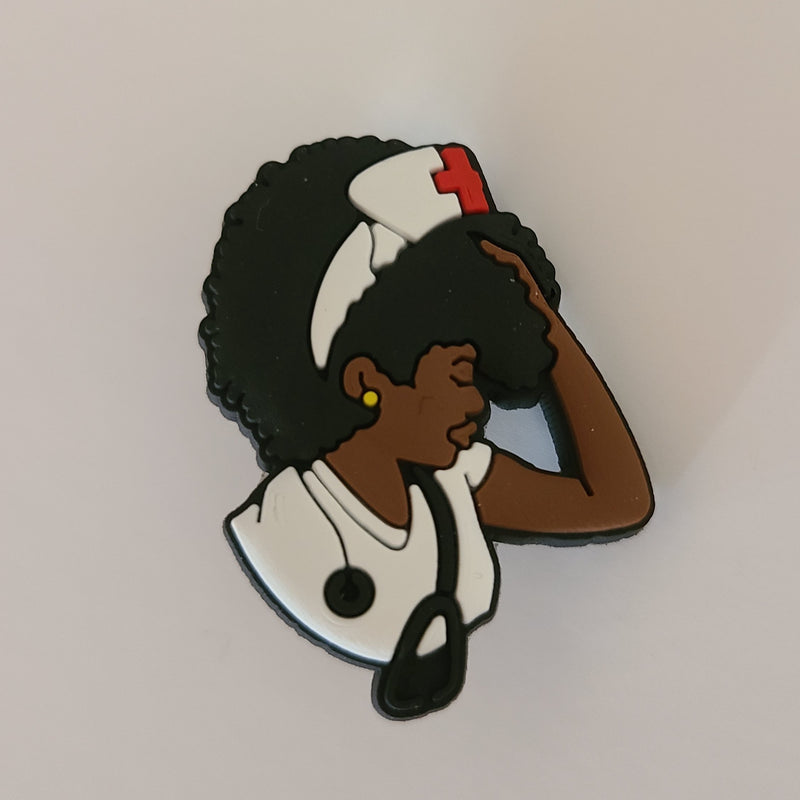 Black Nurse Shoe Charm