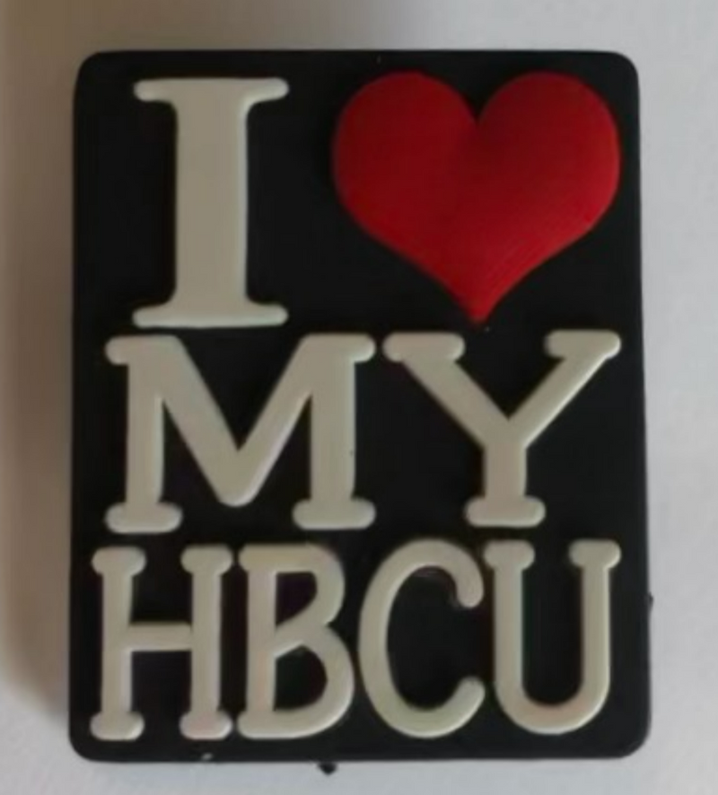 I Love My HBCU Shoe Charm