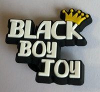 Black Boy Joy Shoe Charm