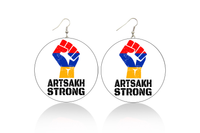 Artsakh Strong Wooden Earrings