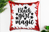 Black Girl Magic Sequin Pillow