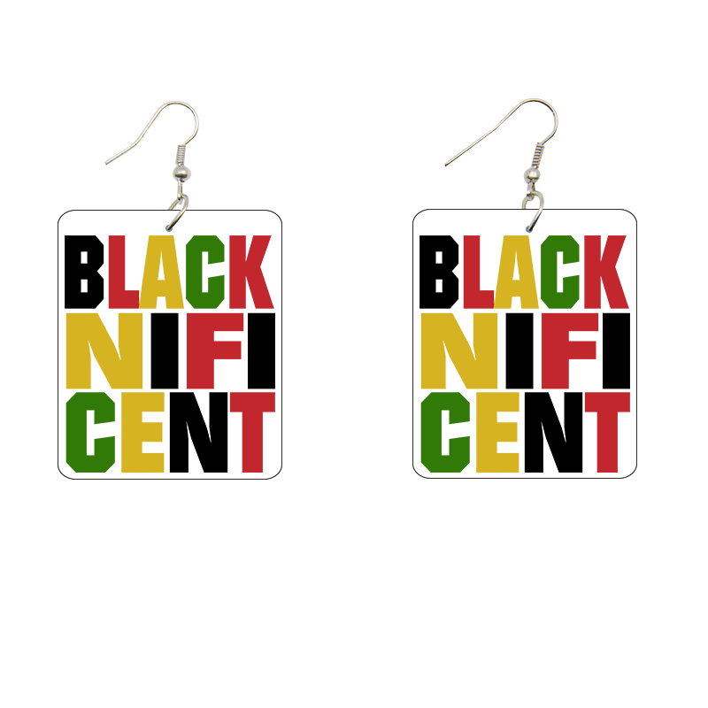 Blacknificent Wooden Earrings