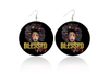 Blessed Vibes Wooden Earrings