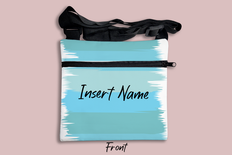 Brush Strokes Cross Body Bag + FREE Bookmark