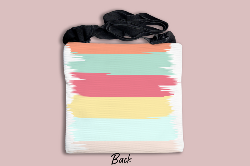 Brush Strokes Cross Body Bag + FREE Bookmark