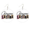 Chingona Latina Wooden Earrings