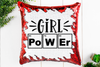 Girl Power Sequin Pillow