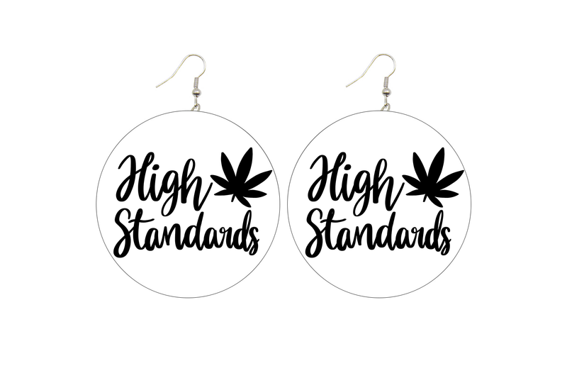 High Standards Wooden Earrings