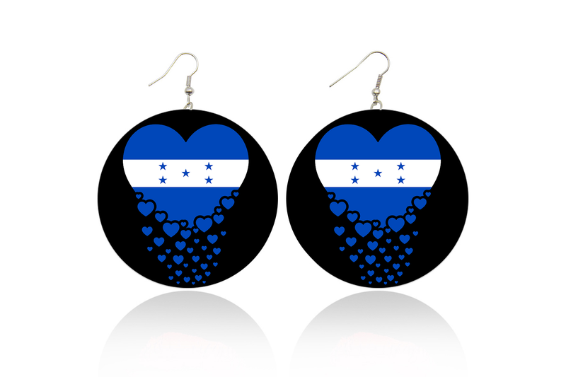 Honduran Hearts Earrings