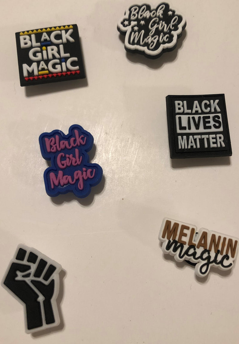 Melanin Magic Shoe Charm