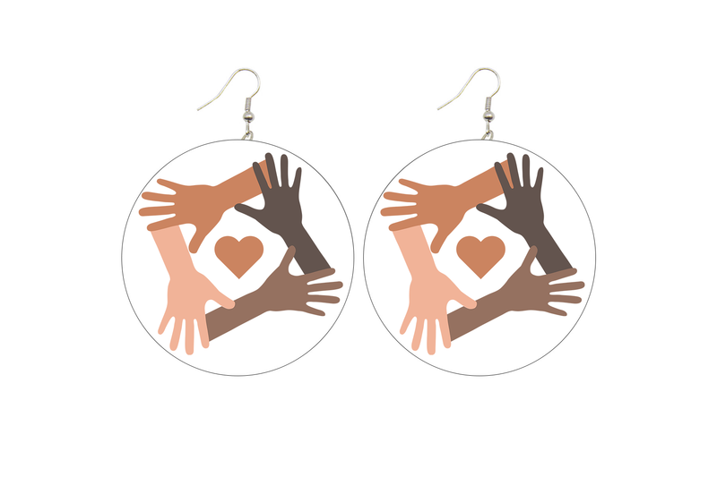 Unity Wooden Earrings