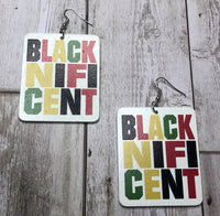 Blacknificent Wooden Earrings