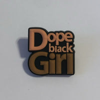 Dope Black Girl Shoe Charm