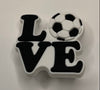 Love Soccer Shoe Charm