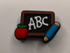 Teacher Chalkboard Shoe Charm