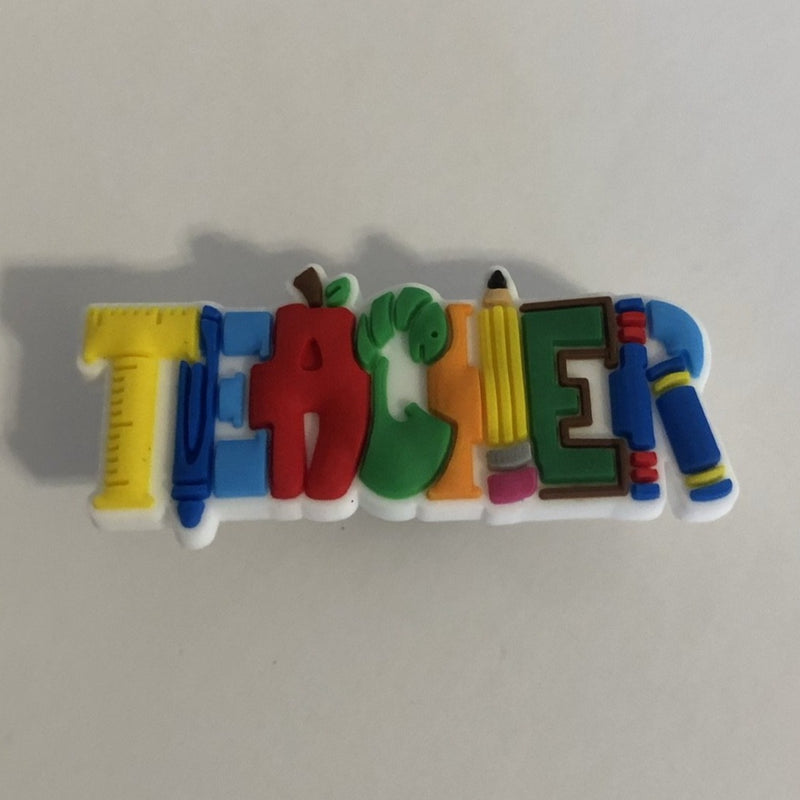 Teacher Name Shoe Charm