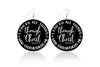 I Can Do All Things Through Christ (Philippians 4:13) Wooden Earrings