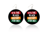 It's The Black History For Me Wooden Earrings