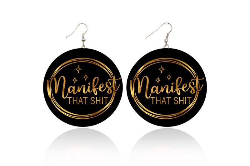 Manifest Wooden Earrings