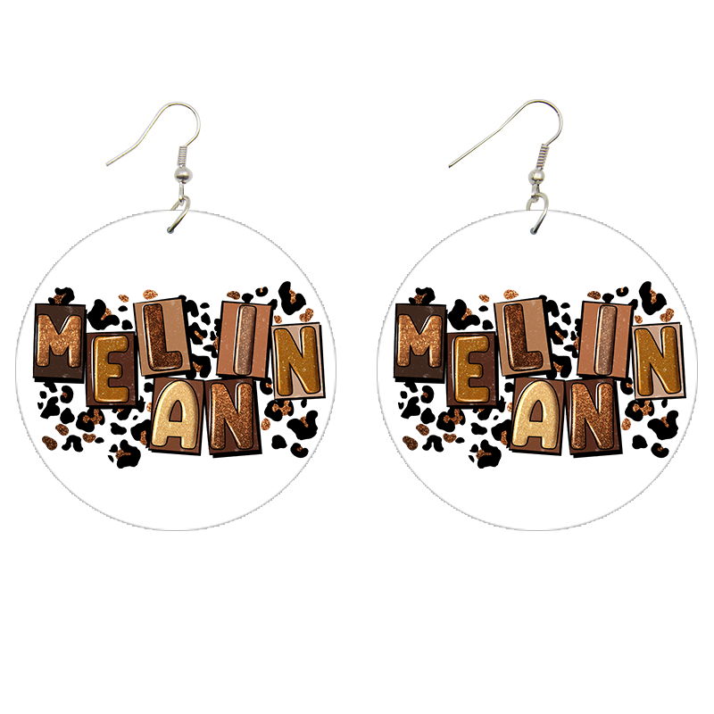 Melanin Wooden Earrings