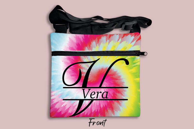 Italic Monogram Tie-Dye Cross Body Bag + FREE Bookmark