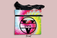 Bold Monogram Tie-Dye Cross Body Bag + FREE Bookmark