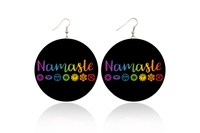 Namaste Wooden Earrings