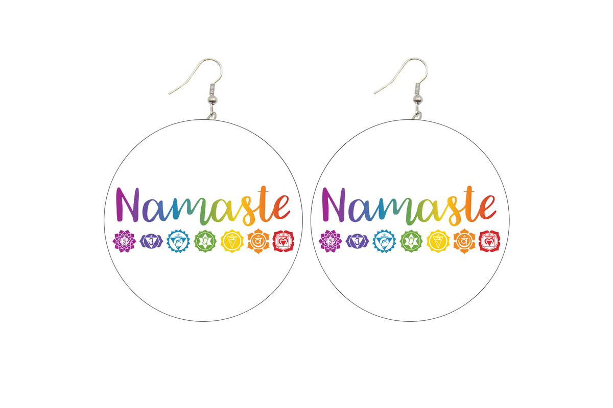 Namaste Wooden Earrings