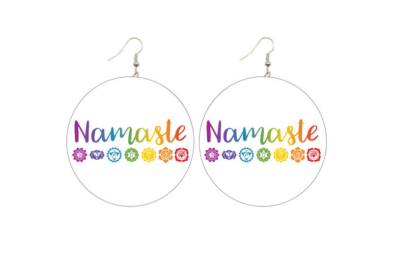 Namaste Wooden Earrings