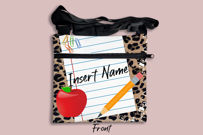 School Paper Cross Body Bag + FREE Bookmark