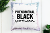 Phenomenal Black Woman Sequin Pillow