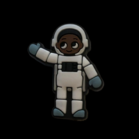 Astronaut Boy Shoe Charm