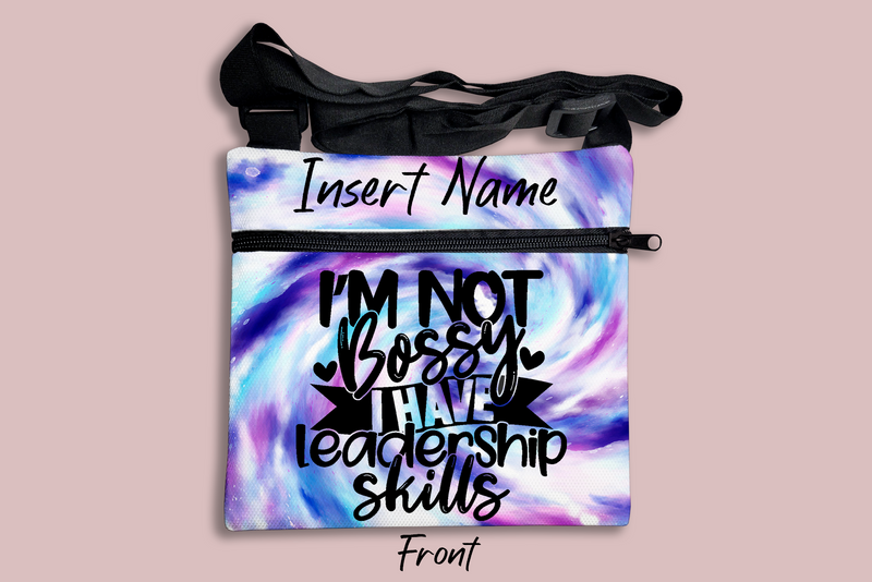 I'm Not Bossy, Leadership Skills Cross Body Bag + FREE Bookmark