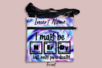 I May Be Nerdy, Periodically Cross Body Bag + FREE Bookmark