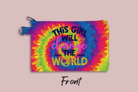 This Girl Will Change The World Personalized Cosmetic Bag