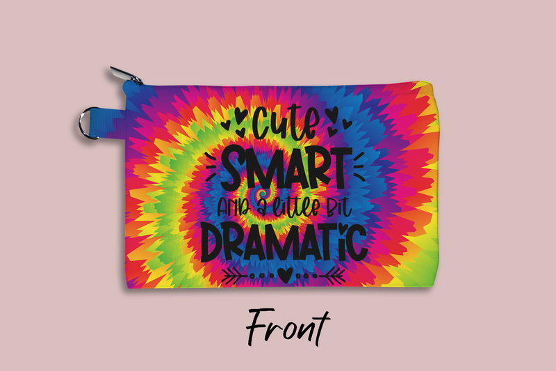 Smart & Dramatic Personalized Cosmetic Bag