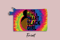 Smart Black Girl Personalized Cosmetic Bag