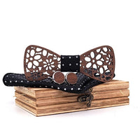 Graceful Gentlemen Wooden Bow Tie